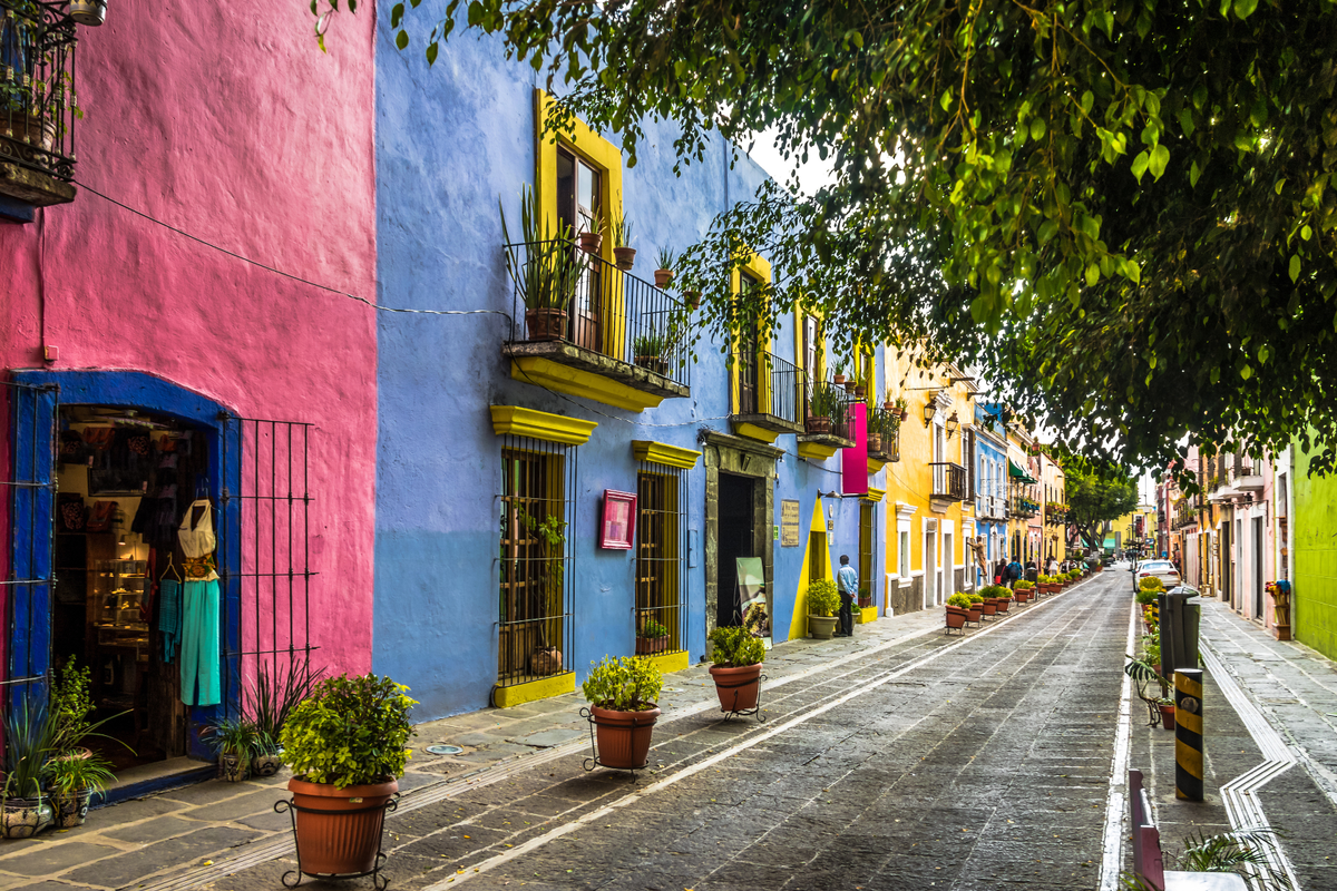 Callejon de los Sapos à Puebla Mexique