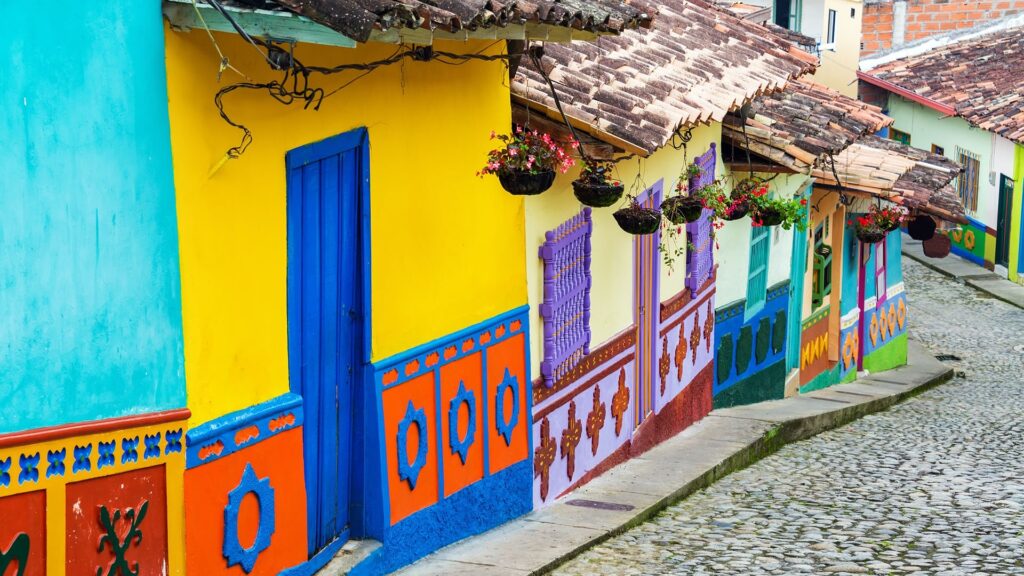 Ville colorée Bogota Colombie