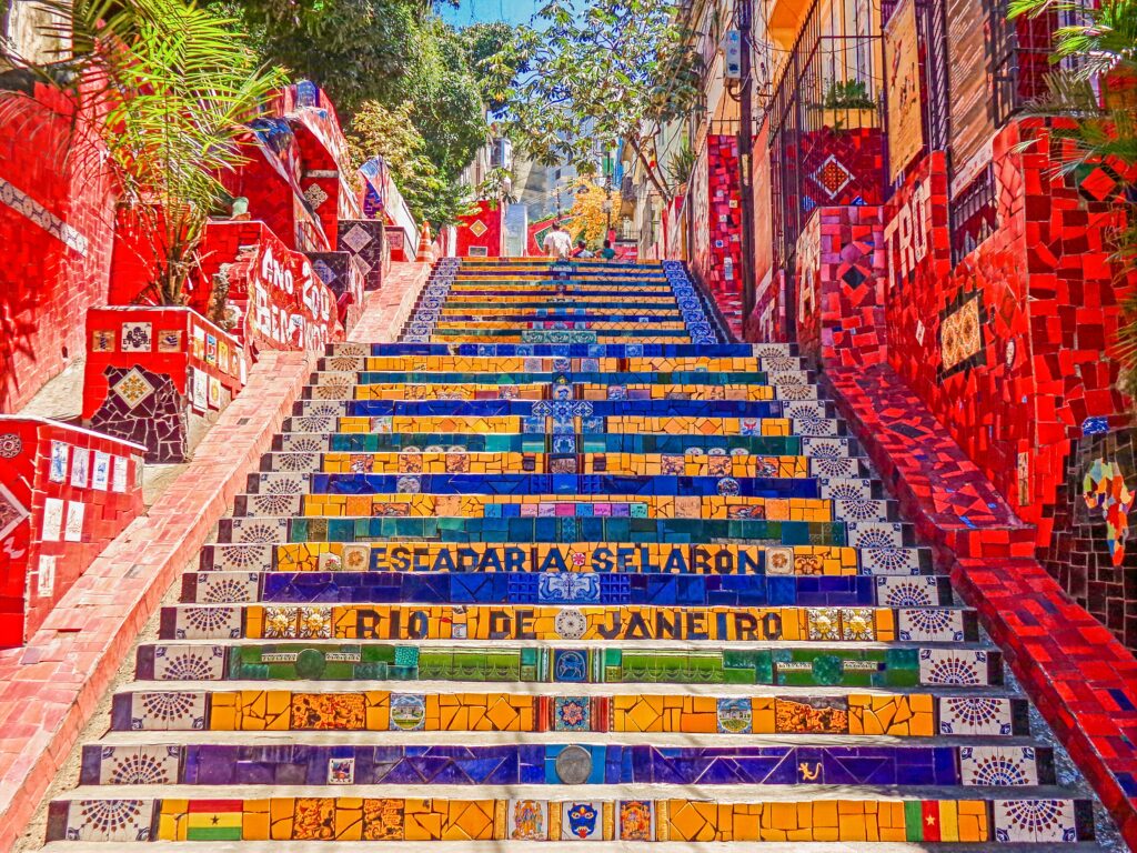 Escalier Selarón à Rio de Janeiro au Brésil